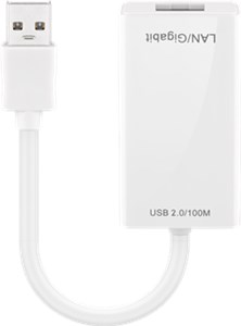 USB 2.0 konwerter sieciowy Fast Ethernet, 