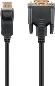 Kabel adaptera DisplayPort/DVI-D pozłacany