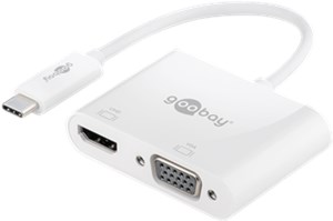 Adapter wieloportowy USB-C™ HDMI™+VGA Adapter wieloportowy USB-C™ HDMI™+VGA