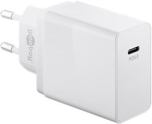 USB-C™ PD (Power Delivery) szybka ładowarka (25 W), biała