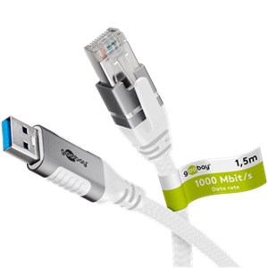 Kabel Ethernet USB-A 3.0 do RJ45, 1,5 m