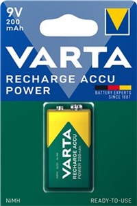 9 V Block/6HR61 (56722) akumulator – 200 mAh, 1 szt./blister