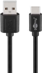 Kabel USB 2.0 (USB-C™ do USB A), czarny