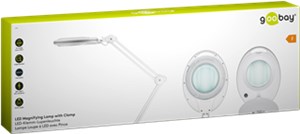 Lampa lupa LED z zaciskiem, 8 W, biały