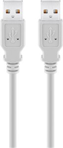 Kabel USB 2.0 Hi-Speed 1,8 m, szary