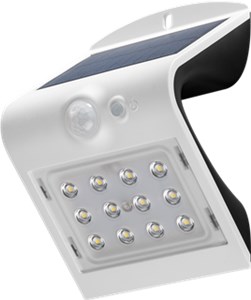 Solarny kinkiet LED z czujnikiem ruchu, 1,5 W