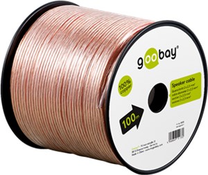 Kabel głośnikowy przezroczysty CU