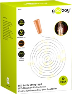 10 x 20 Łańcuch oświetleniowy LED do butelek