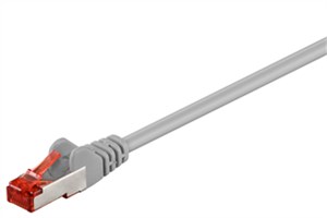 CAT 6 kabel krosowy S/FTP (PiMF), Szary, 5 m
