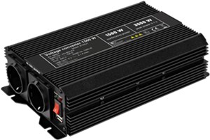 Przekładnik napięciowy DC/AC (12V-230V / 1500W)