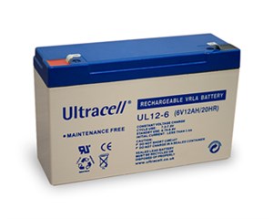 Akumulator ołowiowy 6 V, 12 Ah (UL12-6)