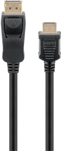 Kabel przejściowy z DisplayPort na HDMI™ pozłacany