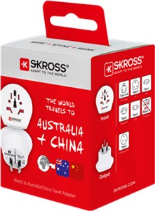 Adapter podróżny Country świat > Australia/Chiny Adapter podróżny Country świat > Australia/Chiny