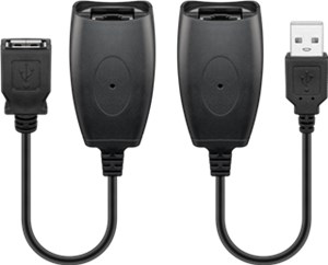 Adapter przedłużający USB do 40 m przez kabel CAT