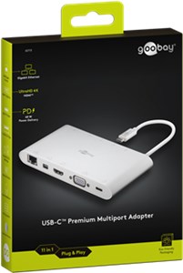 Adapter USB-C™ Multiport wykonany z aluminium 