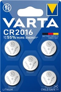 CR2016 (6016) bateria, 5 szt. w blistrze