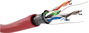 CAT 5e Kabel sieciowy, F/UTP, 100 m, czerwony CAT 5e Kabel sieciowy, F/UTP, 100 m, czerwony