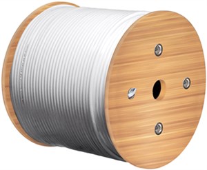 80 dB kabel koncentryczny Quattro, podwójnie ekranowany, CCS
