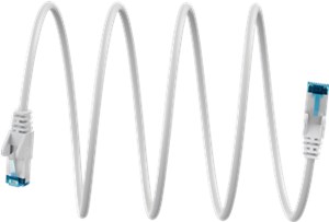 CAT 6A kabel krosowy, S/FTP (PiMF), biały