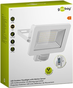 Reflektor zewnętrzny LED, 50 W, z czujnikiem ruchu