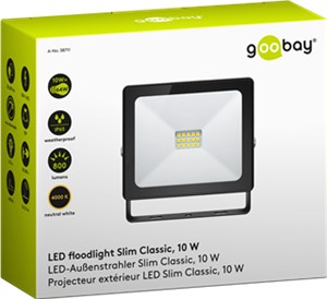 Reflektor zewnętrzny LED, 10 W, Slim Classic Reflektor zewnętrzny LED, 10 W, Slim Classic
