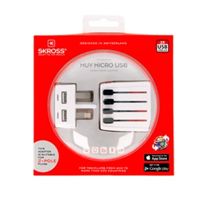 Adapter podróżny World MUV Micro USB Adapter podróżny World MUV Micro USB