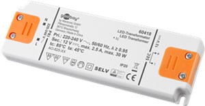 Zasilacz/Transformator do LED 12 V (DC)/30 W