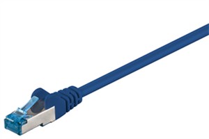CAT 6A kabel krosowy, S/FTP (PiMF), Niebieski, 10 m