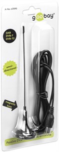 Pasywna mini antena magnetyczna DVB-T2 (HD)