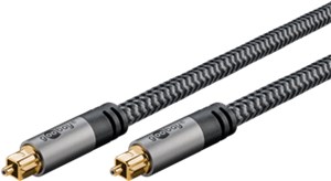 Kabel TOSLINK, 3 m, Sharkskin Grey Kabel TOSLINK, 3 m, Sharkskin Grey