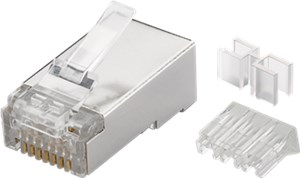 Wtyczka RJ45, CAT 6A STP ekranowana