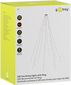280 LED łańcuch świetlny na choinkę z pierścieniem