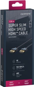 Ultra-Slim Przewód HDMI™ o dużej szybkości transmisji z Ethernetem