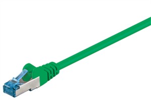 CAT 6A kabel krosowy, S/FTP (PiMF), zielony, 2 m