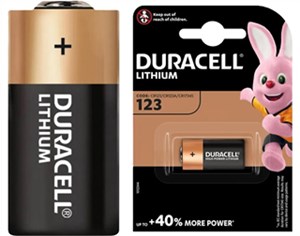 CR123A (DL123) bateria, 1 szt. w blistrze