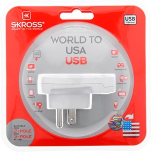 Adapter podróżny Country świat > Stany Zjednoczone USB
