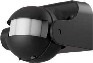 Czujnik ruchu, odchylany, czarny