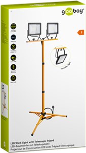 Reflektor konstrukcyjny LED ze statywem teleskopowym, 2x 50 W
