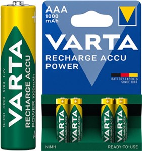 AAA (Micro)/HR03 (5703) akumulator – 1000 mAh, 4 szt. w blistrze