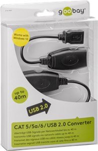 Przedłużacz USB 2.0 Hi-Speed, czarny