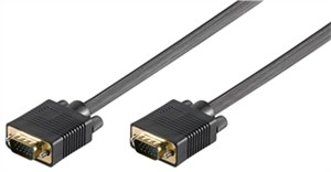 Kabel do monitora SVGA Full HD, pozłacany