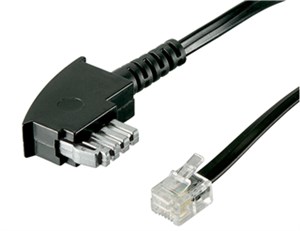 Kabel przyłączeniowy TAE (Niemcy) 6-pinowe przyporządkowanie