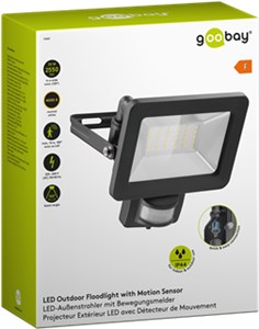 Reflektor zewnętrzny LED, 30 W, z czujnikiem ruchu