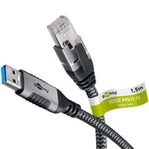 Kabel Ethernet USB-A 3.0 do RJ45, 1,5 m