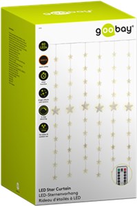 80 LED kurtyna gwiazdkowa