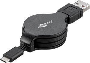 Kabel typu USB-C™ do ładowania i synchronizacji, rozwijany