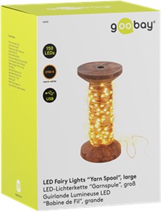 Lampki LED "Szpulka do przędzy", duże