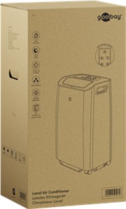 Klimatyzator lokalny 9000 BTU/2600 W z pilotem zdalnego sterowania i wyłącznikiem czasowym