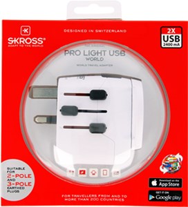 Adapter podróżny World PRO Light USB Adapter podróżny World PRO Light USB