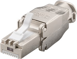 Beznarzędziowa wtyczka RJ45 CAT 6A STP ekranowany